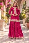 Rangoon Vol 2 By Aurraa Chinon Embroidery Designer Sharara Suits 